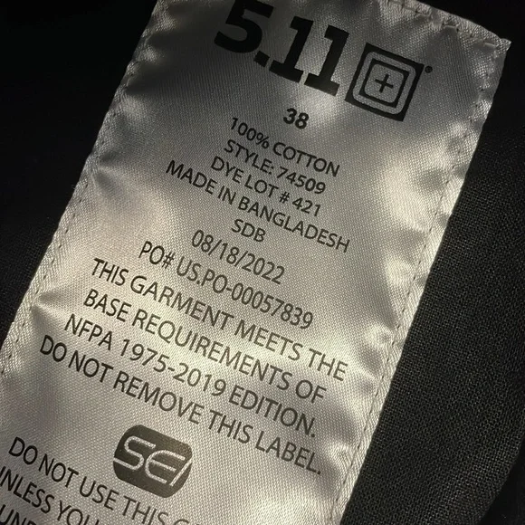 NWT 5.11 Company Cargo Pant 2.0 Regular Fit Unhemmed. For @justin88740 - Picture 11 of 11